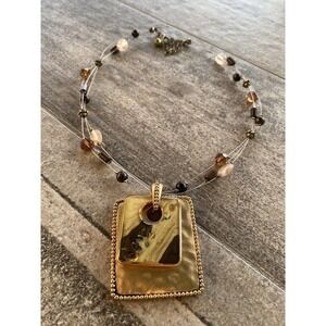 KC Kenneth Cole Fashion Necklace Beaded Statement Collar